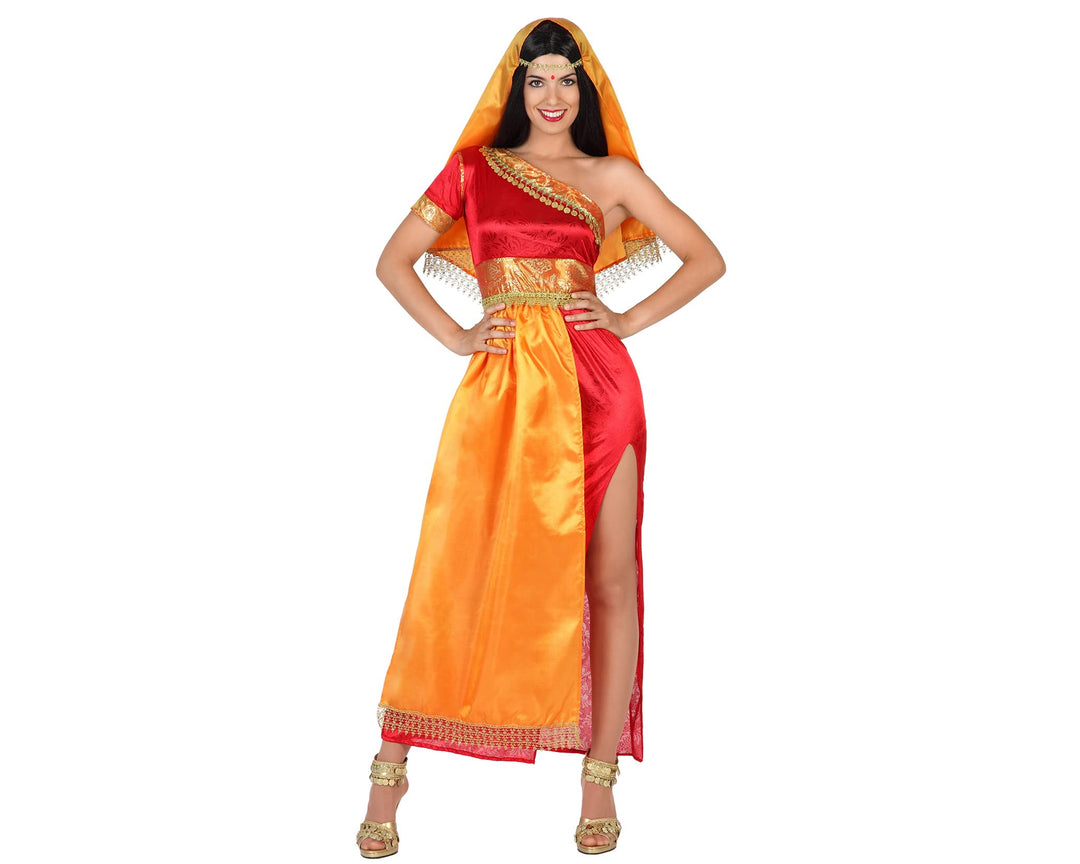 Atosa 22787 Karnevalskostüm, Damen, Rot/Grün, XL, XL