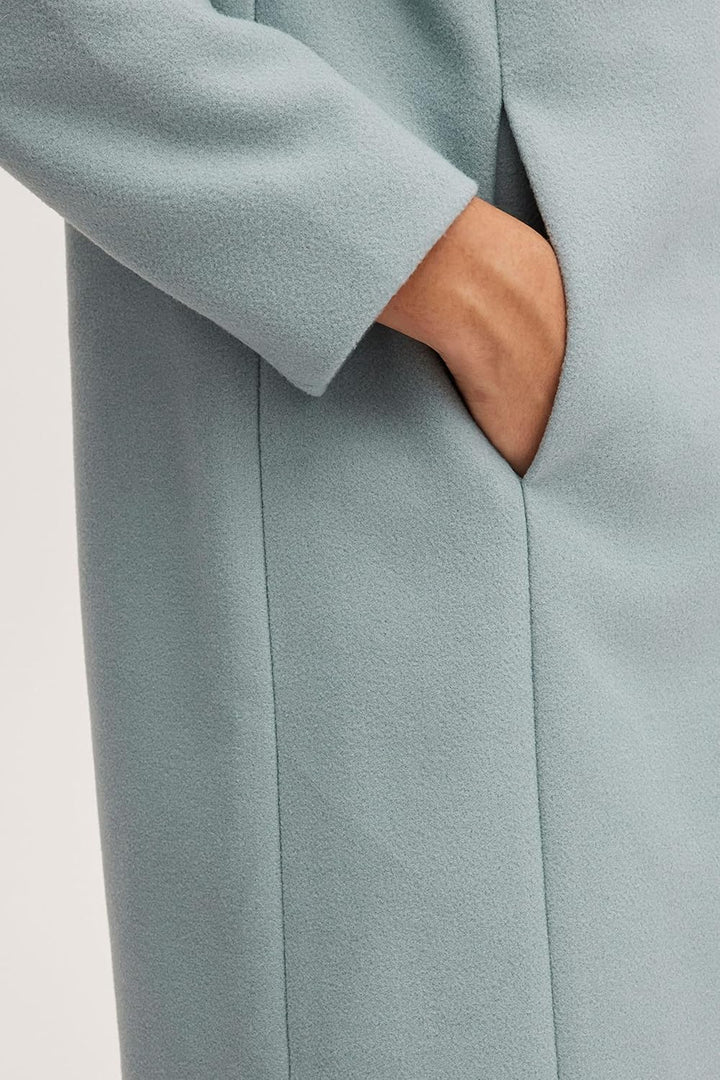 ICHI IHJANNET JA4 Damen Steppmantel Wintermantel Winterjacke Kurzmantel mit Reverskragen und Knöpfen