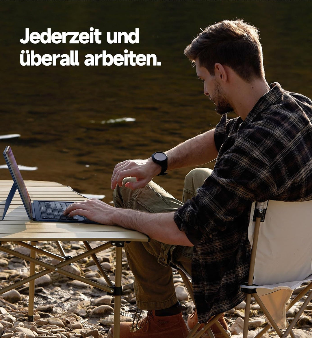 Dexnor Tastatur Hülle für Samsung Galaxy Tab S10 Ultra/S9 Ultra 14.6 Zoll, Book Cover Style Keyboard