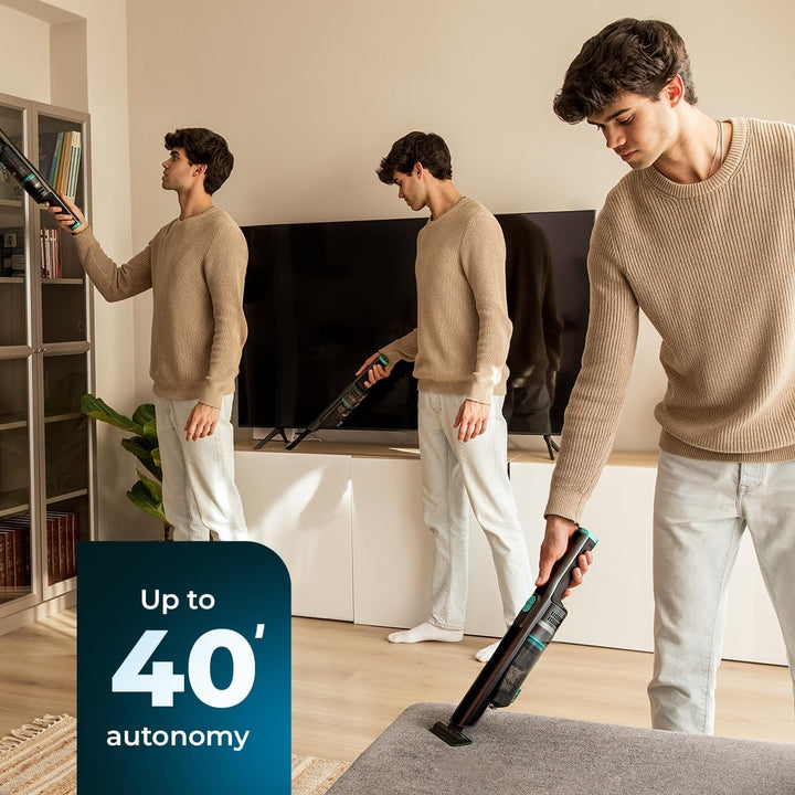 Cecotec Kabelloser Handstaubsauger Conga Rockstar Micro + Animal. 200 W, Digitaler bürstenloser Moto