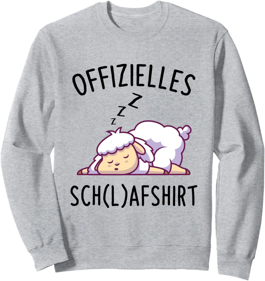 Offizielles Schafshirt Schlafshirt Schaf Schlafanzug Pyjama Sweatshirt
