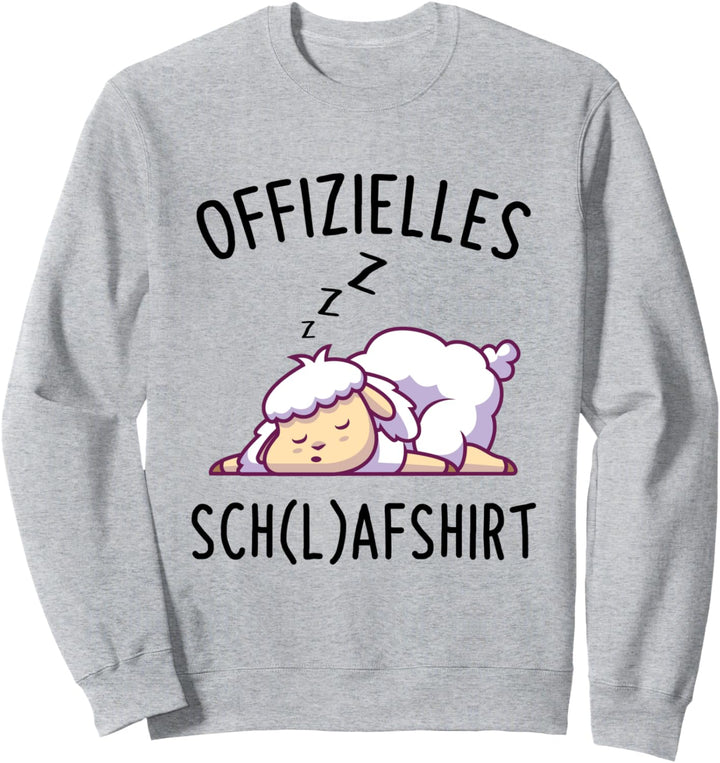 Offizielles Schafshirt Schlafshirt Schaf Schlafanzug Pyjama Sweatshirt