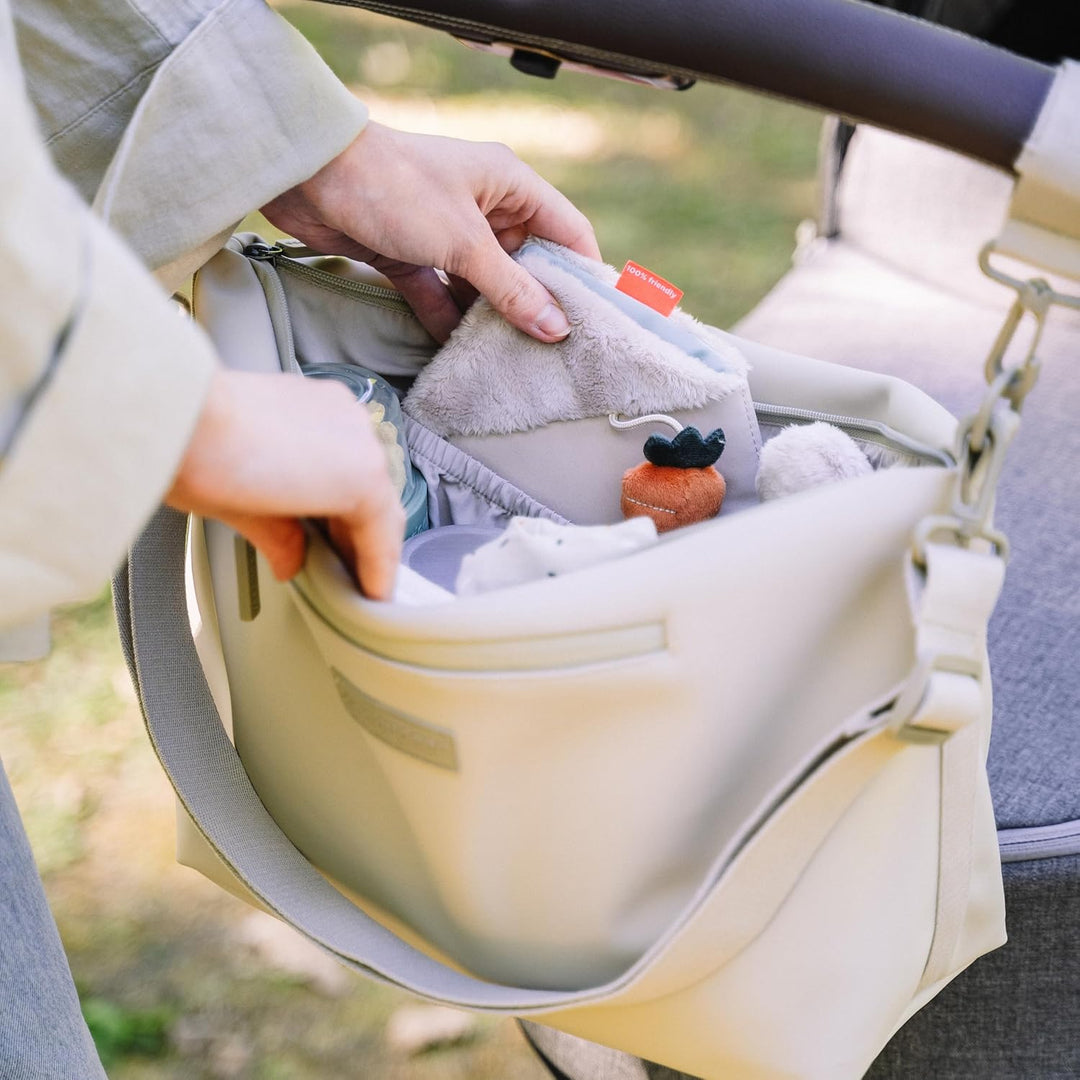 Done by Deer Kompakte Organizer-Tasche mit Reissverschluss, Taschen und Clips für Kinderwagen, wasse
