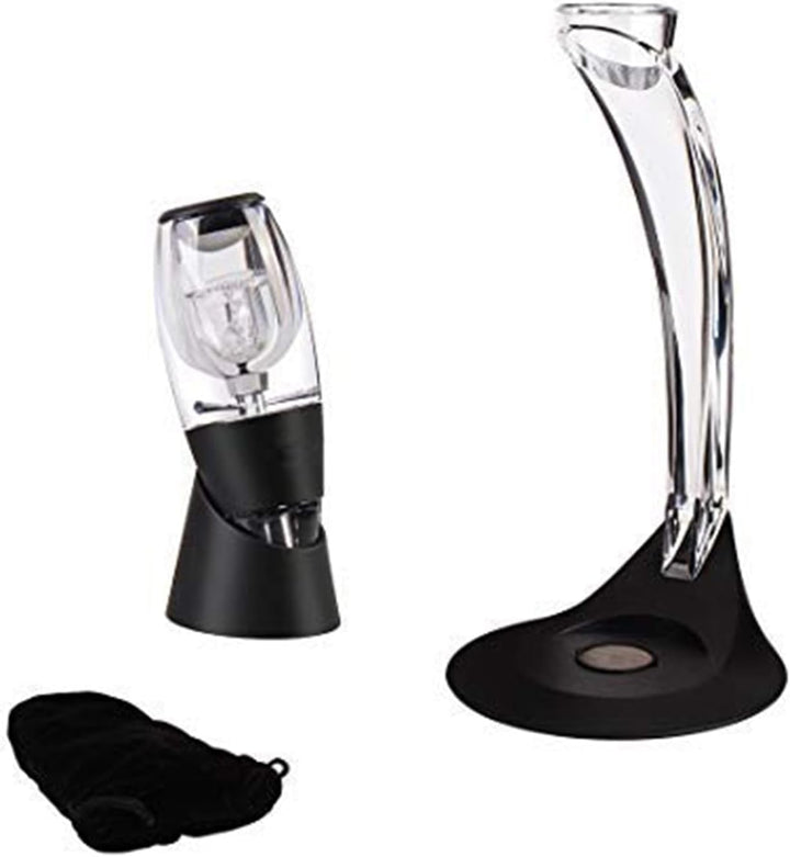 Weinbelüfter Rotwein Dekanter Set, Weinausgiesser Belüfter mit Ständer Weindekanter by US Sense (Dek