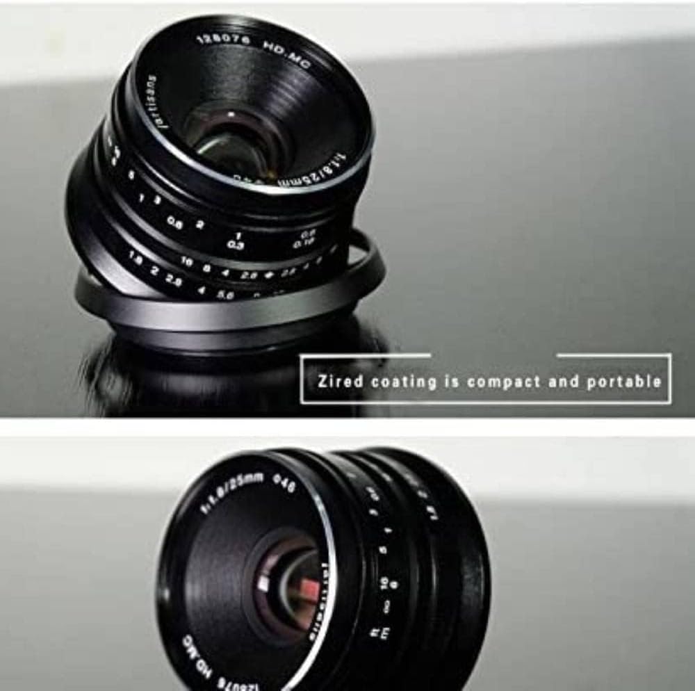 7artisans 25 mm F1.8 APS-C Weitwinkel-Objektiv für Nikon Z-Mount Kompaktkameras spiegellose Kameras