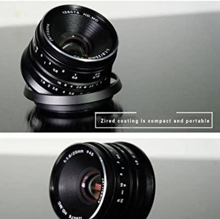 7artisans 25 mm F1.8 APS-C Weitwinkel-Objektiv für Nikon Z-Mount Kompaktkameras spiegellose Kameras