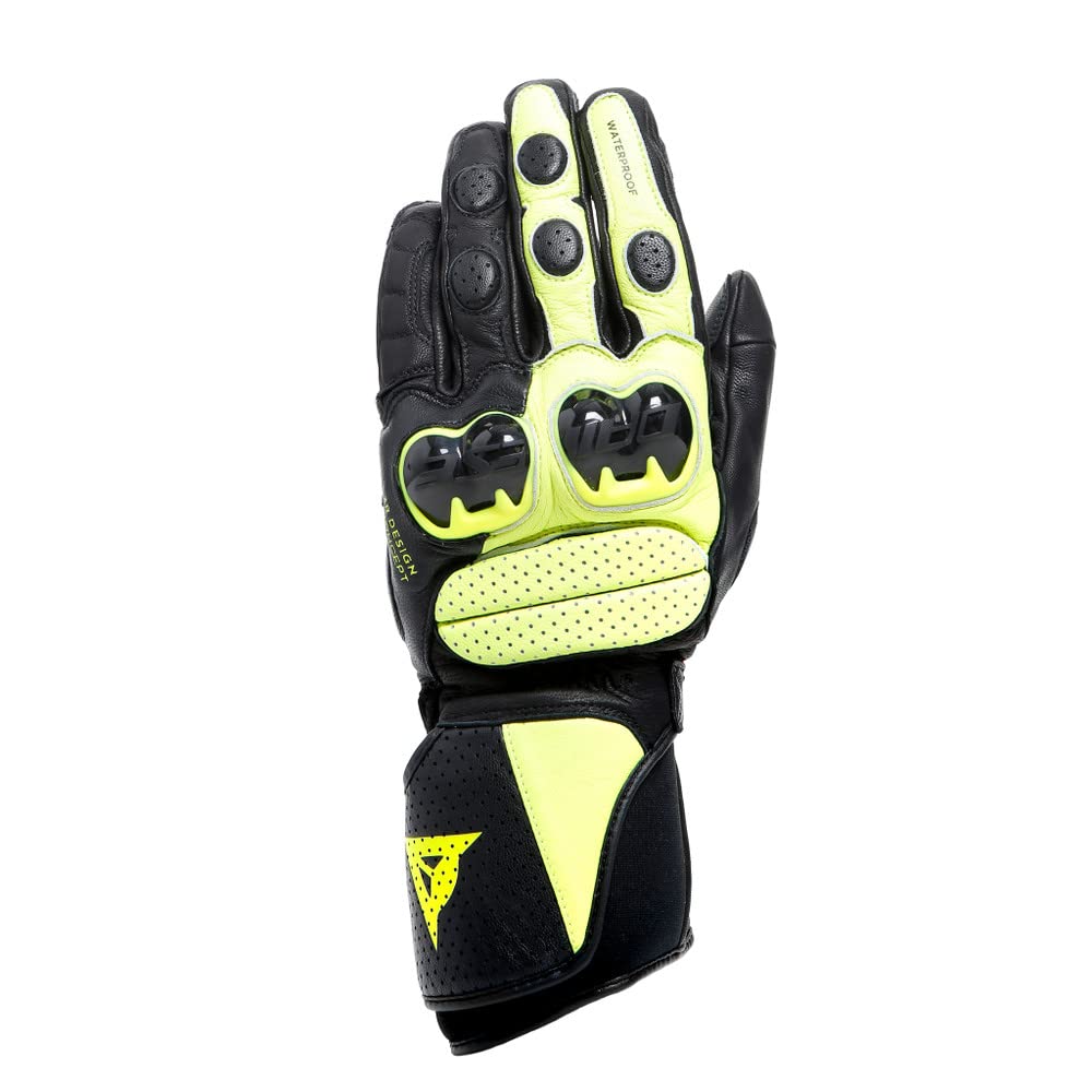 Dainese Impeto D-Dry wasserdichte Motorradhandschuhe, schwarz/gelb, 3XL 3XL schwarz/gelb, 3XL schwar