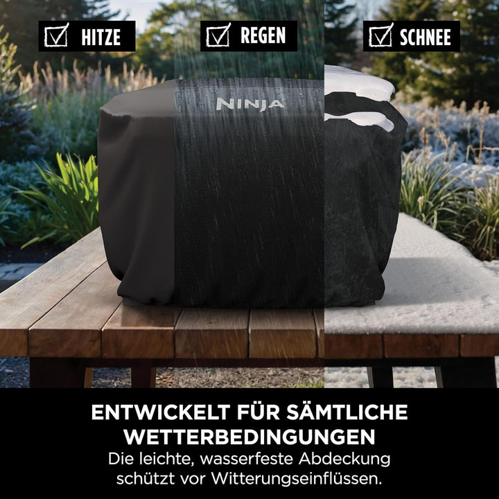 Ninja Artisan Outdoor-Pizzaofen-Abdeckung, Kordelzug, wasserabweisend, lichtecht, offizielles Ninja