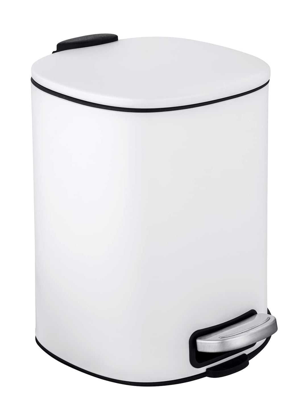 WENKO Kosmetik-Treteimer Alassio, Abfalleimer mit 5 Liter Volumen, hochwertiger Badezimmer-Mülleimer