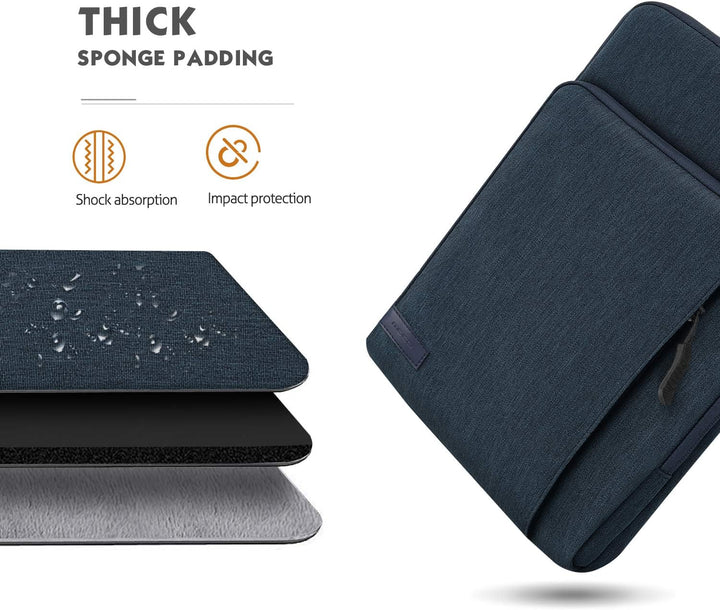 MoKo 12.9 Zoll Tablet Hülle Kompatibel mit iPad Pro 12.9 M2 2022-2018, Galaxy Tab S8+ 12.4", Surface