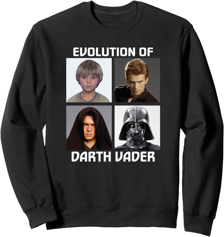 Star Wars Evolution of Darth Vader Sweatshirt