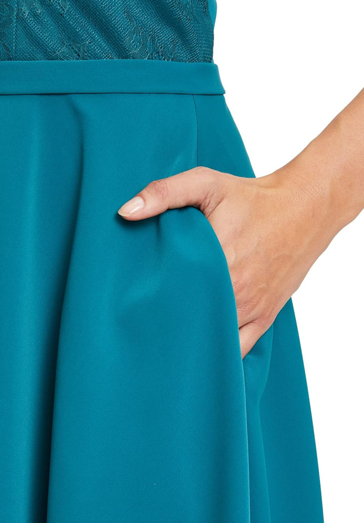 Vera Mont Vera Mont Damen Kleid 36 Dark Emerald, 36 Dark Emerald