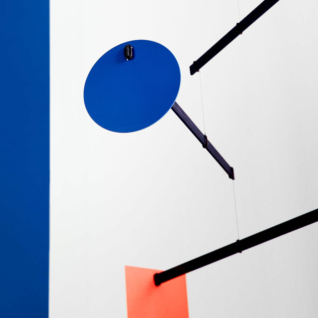 Flensted Mobiles f428 Bauhaus Mobile, Stahl, Mehrfarbig, 35x62 cm