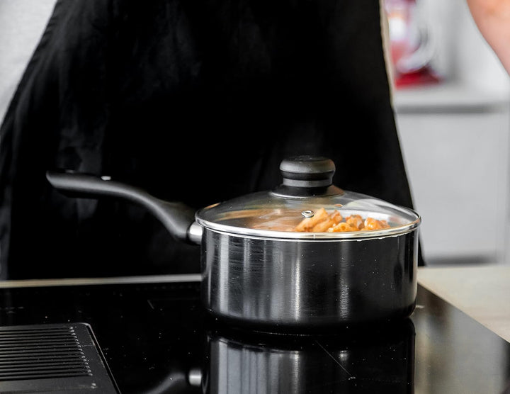 MasterClass Can-to-Pan Keramik Öko-Top, Antihaftbeschichtet, 1 prozent recyceltes Aluminium, 16 cm 1