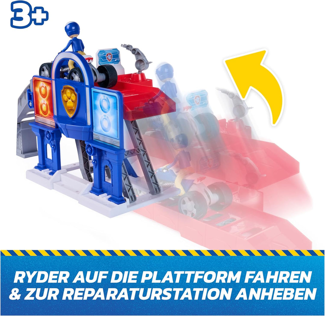 PAW PATROL - Search &amp; Rescue: Lift &amp; Repair-Spielset mit Ryder Figur und Fahrzeug, über 75 cm lang,