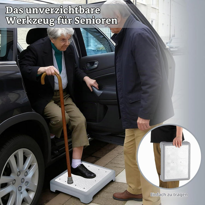 rutschfest Halbstufe 9cm, Trittstufe Tragbare Steighilfe &amp; Einstiegshilfe Anti-Rutsch Tritthocker bi