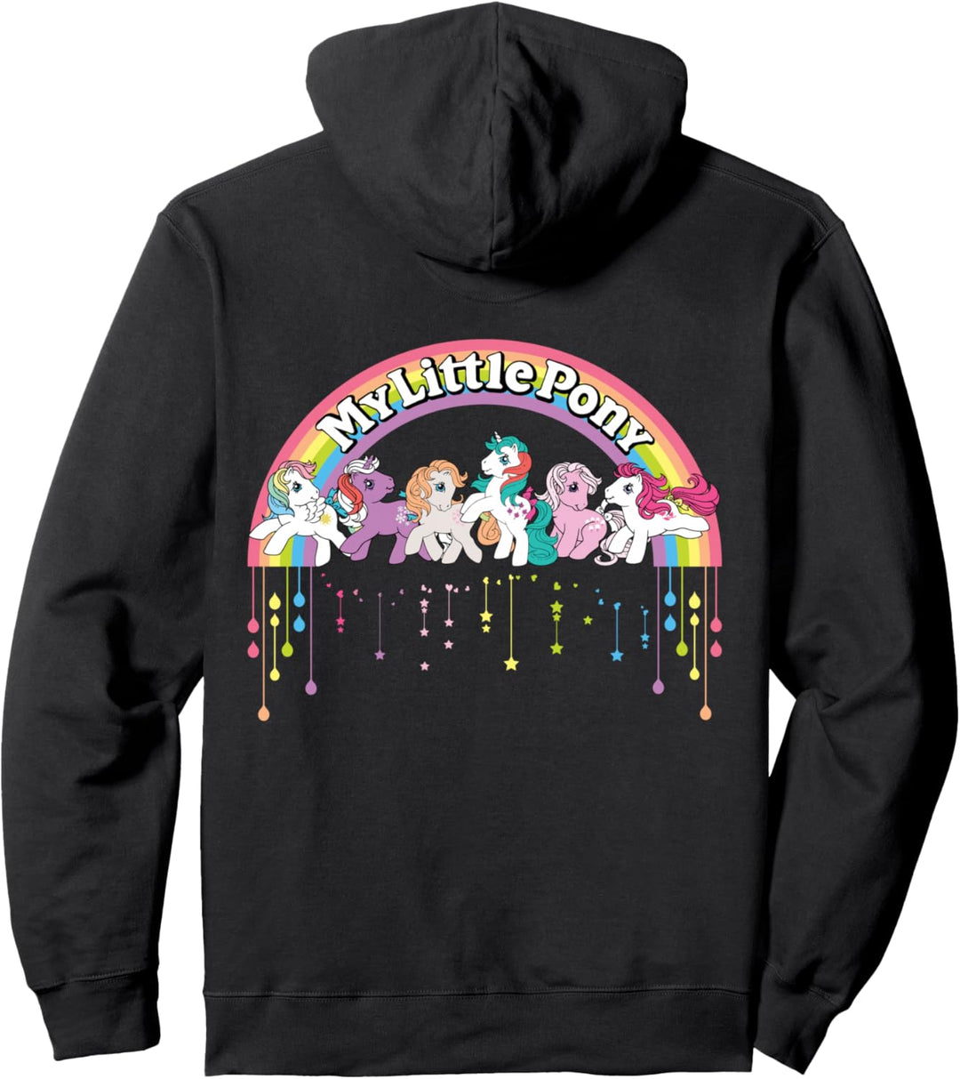 Mein kleines Pony Logo im Retrostil Pullover Hoodie