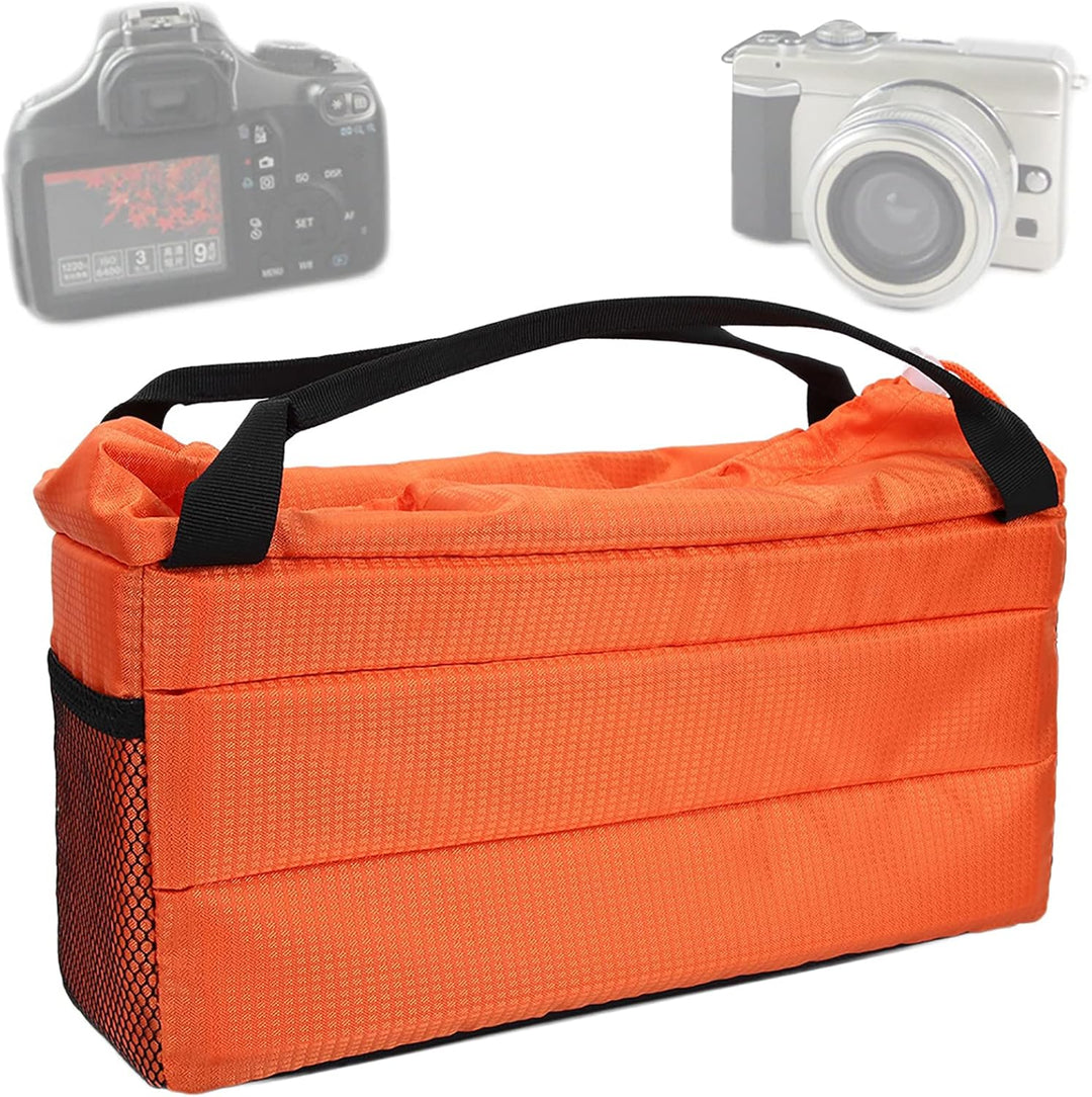 Kameraeinsatztasche, Trennwandschutzhülle mit Deckel und Griff, Professioneller Rucksack, Wasserdich