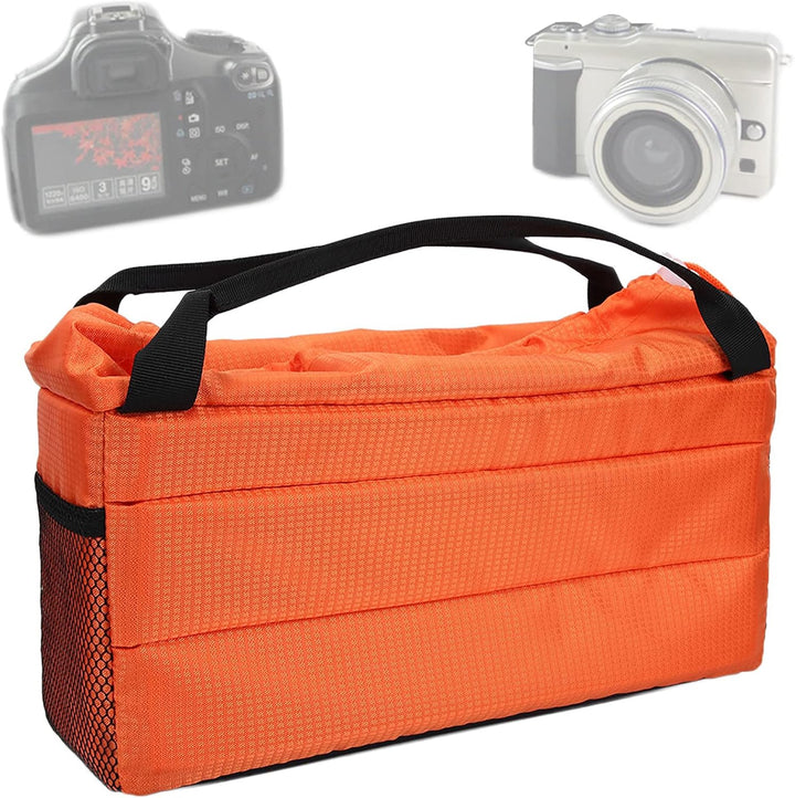 Kameraeinsatztasche, Trennwandschutzhülle mit Deckel und Griff, Professioneller Rucksack, Wasserdich
