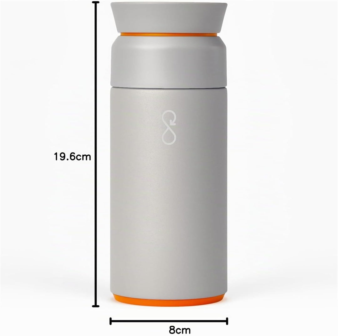 Ocean Bottle - Thermosflasche aus recyceltem Edelstahl - umweltfreundlich &amp; wiederverwendbar - Felse