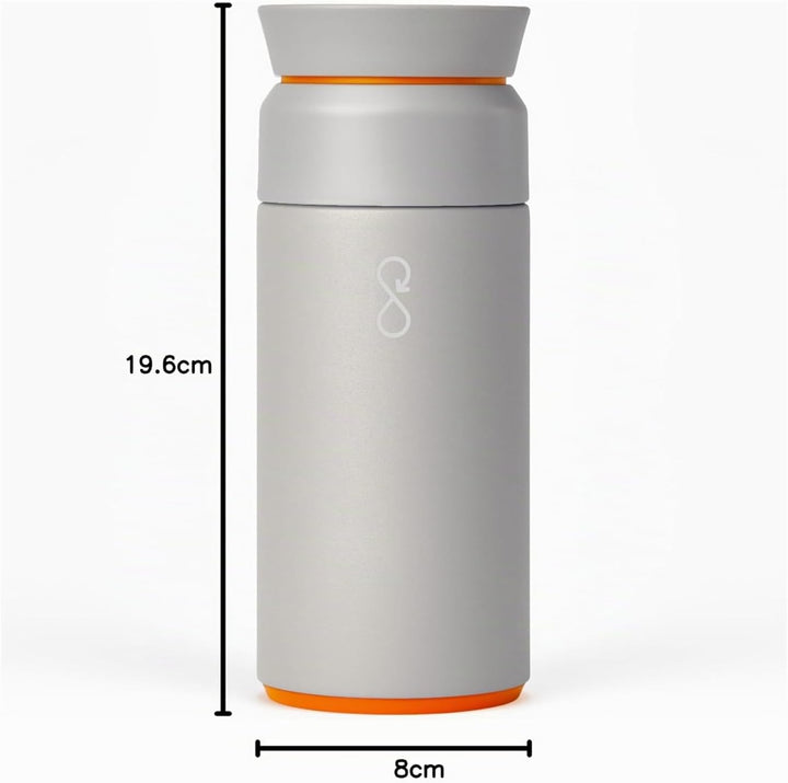 Ocean Bottle - Thermosflasche aus recyceltem Edelstahl - umweltfreundlich &amp; wiederverwendbar - Felse