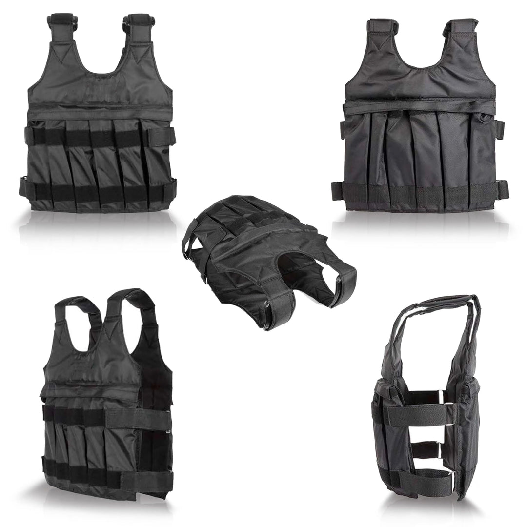 Gewichtsweste 1-50 Kg, Gewichtsbeutel individuell änderbar, hochwertiges Nylon, reissfest und wasser