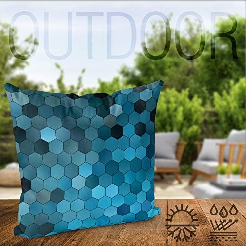 VOID Hexagon Muster Kissenbezug Kissenhülle Sofakissen Kissen Deko Outdoor-Kissen Dekokissen, Kissen
