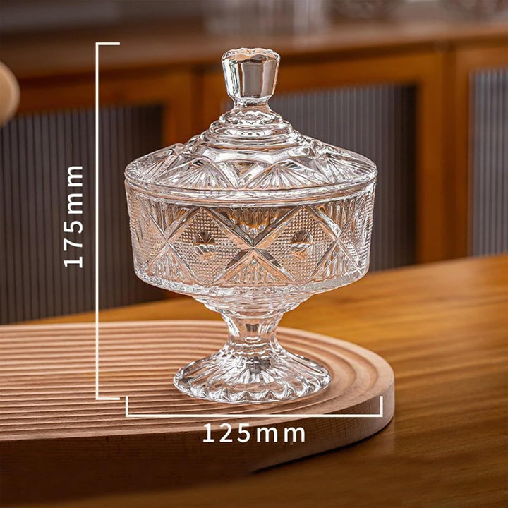 Bonbonglas aus Glas mit Deckel - Gläser für Bonbons &amp; Süssigkeiten - Vintage Bonbonglas für Party &amp;