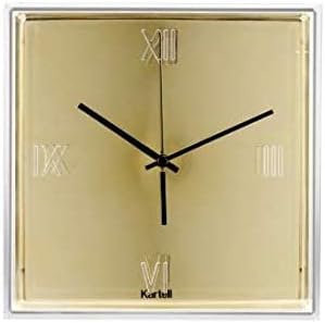 Kartell Tic und Tac, Wall Clock, Gold Metallictöne Oro, Oro