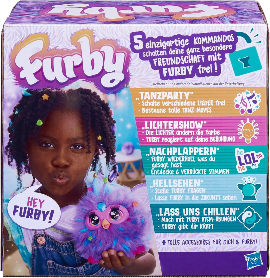 Furby interaktives Plüschspielzeug (lila) - Deutsche Fassung