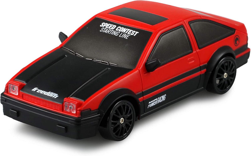 AMEWI 21083 Drift Sport Car 1:24 rot, 4WD 2,4 GHz Fernsteuerung, Rot/Schwarz, Rot