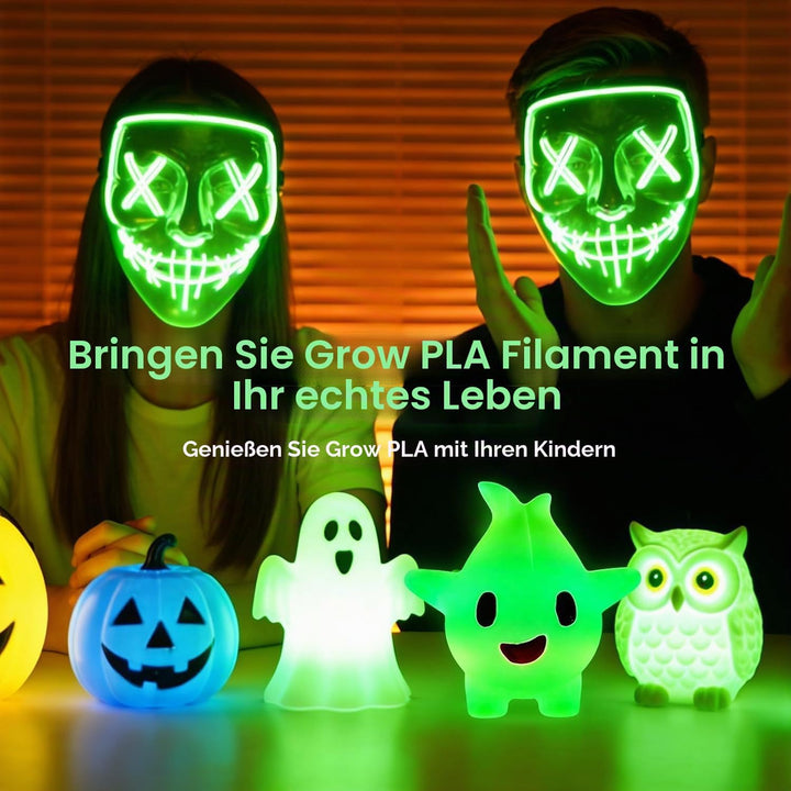 GIANTARM Leuchtet PLA Filament 1,75 mm,Glow In The Dark, Massgenauigkeit: ±0,02 mm, 3D-Druck-Filamen