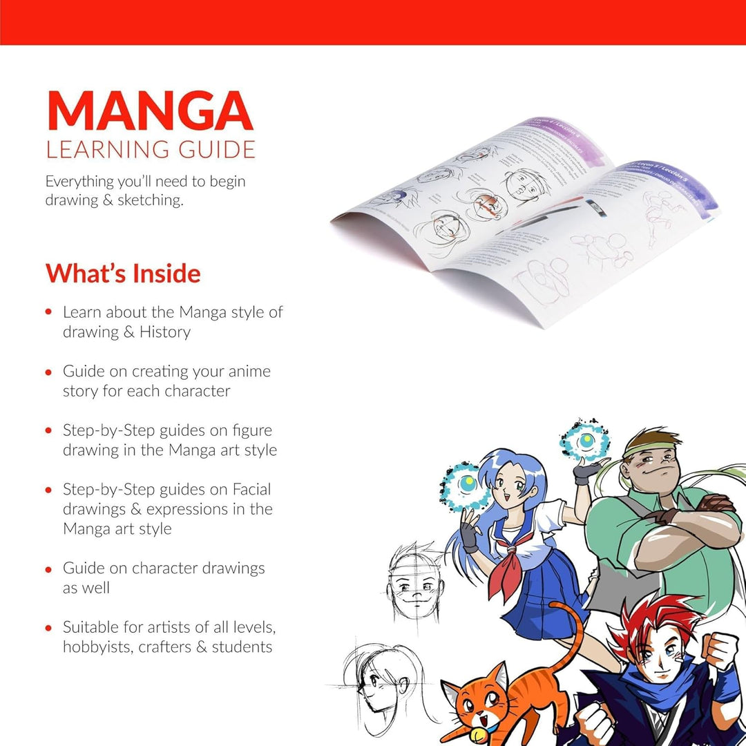 Royal & Langnickel Manga Satchel Umhängetasche mit Manga-Atelierset, Manga