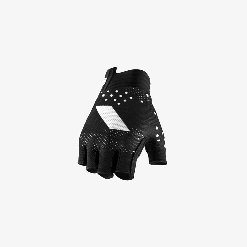 100% Exceeda Gel-Handschuh für Herren, kurz S Schwarz, S Schwarz