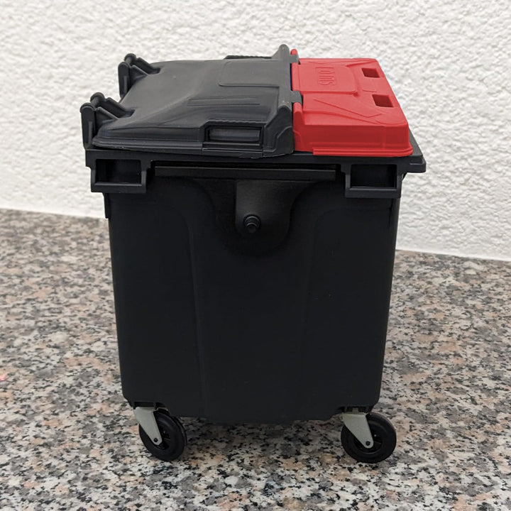 Sulo Mini Mülltonne Container 1100L Nachbildung | Tisch-Mülleimer Klein | Desktop Büro Schreibtisch