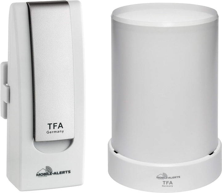 TFA Dostmann Weatherhub Starter-Set, mit Funk-Regenmesser, für SmartHome, gratis Smartphone App, ein