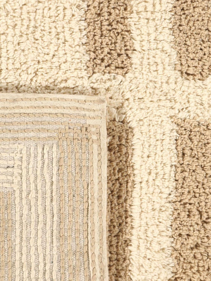 RugVista Badematte Chateau, 90 x 60 cm, Rechteckig, Mittelflor, Anti-Rutsch, Moderner Badteppich, Ma