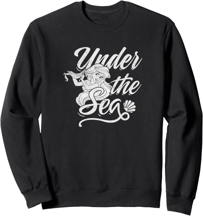 Disney The Little Mermaid Ariel Under The Sea Script Sweatshirt