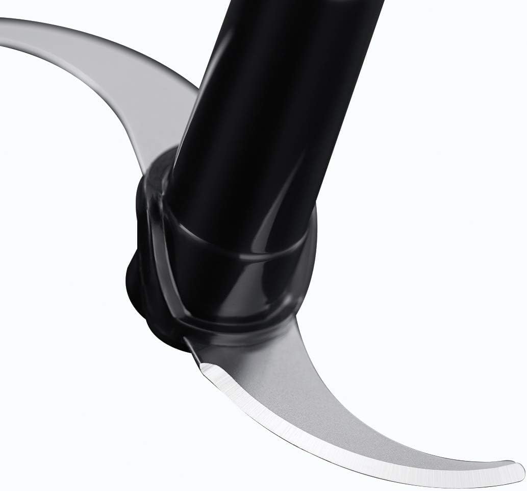 Russell Hobbs Stabmixer [3-in-1: Pürierstab/Zerkleinerer, Mixer- & Schneebesenaufsatz] Matt Schwarz