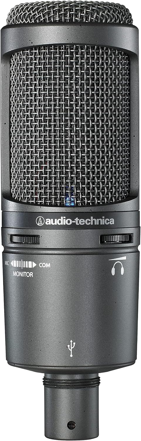 Audio-Technica AT2020USB+ Kondensatormikrofon mit Nierencharakteristik (USB Anschluss) für Voiceover