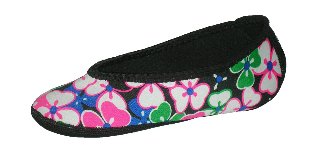 NuFoot Ballerinas Damen Schuhe Faltbare Flexible Flats Slipper Socken Reise Hausschuhe &amp; Übungsschuh