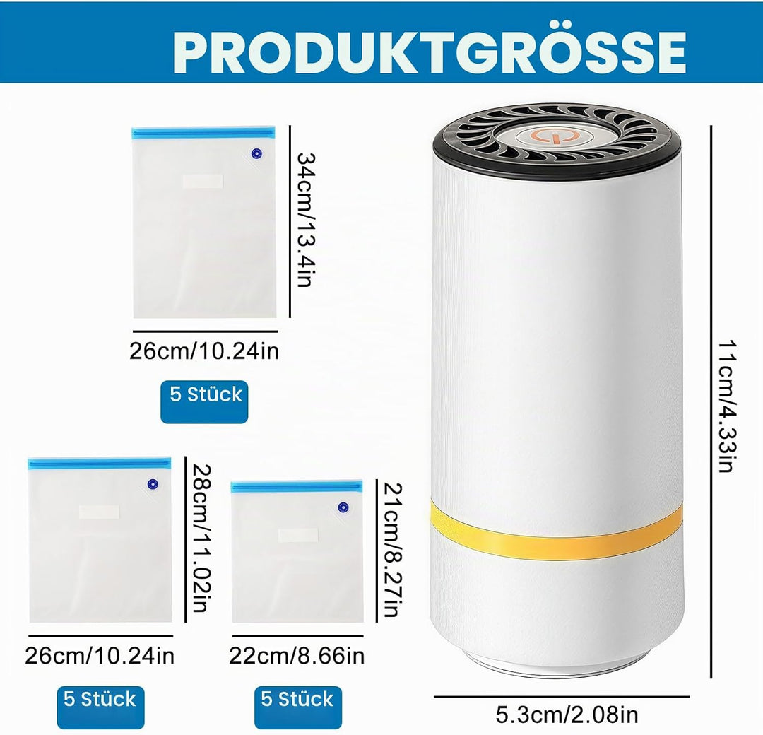 Mini Vakuumiergerät Für Lebensmittel, Vakuumiergerät Für Lebensmittel, Handvakuumierer Für Lebensmit