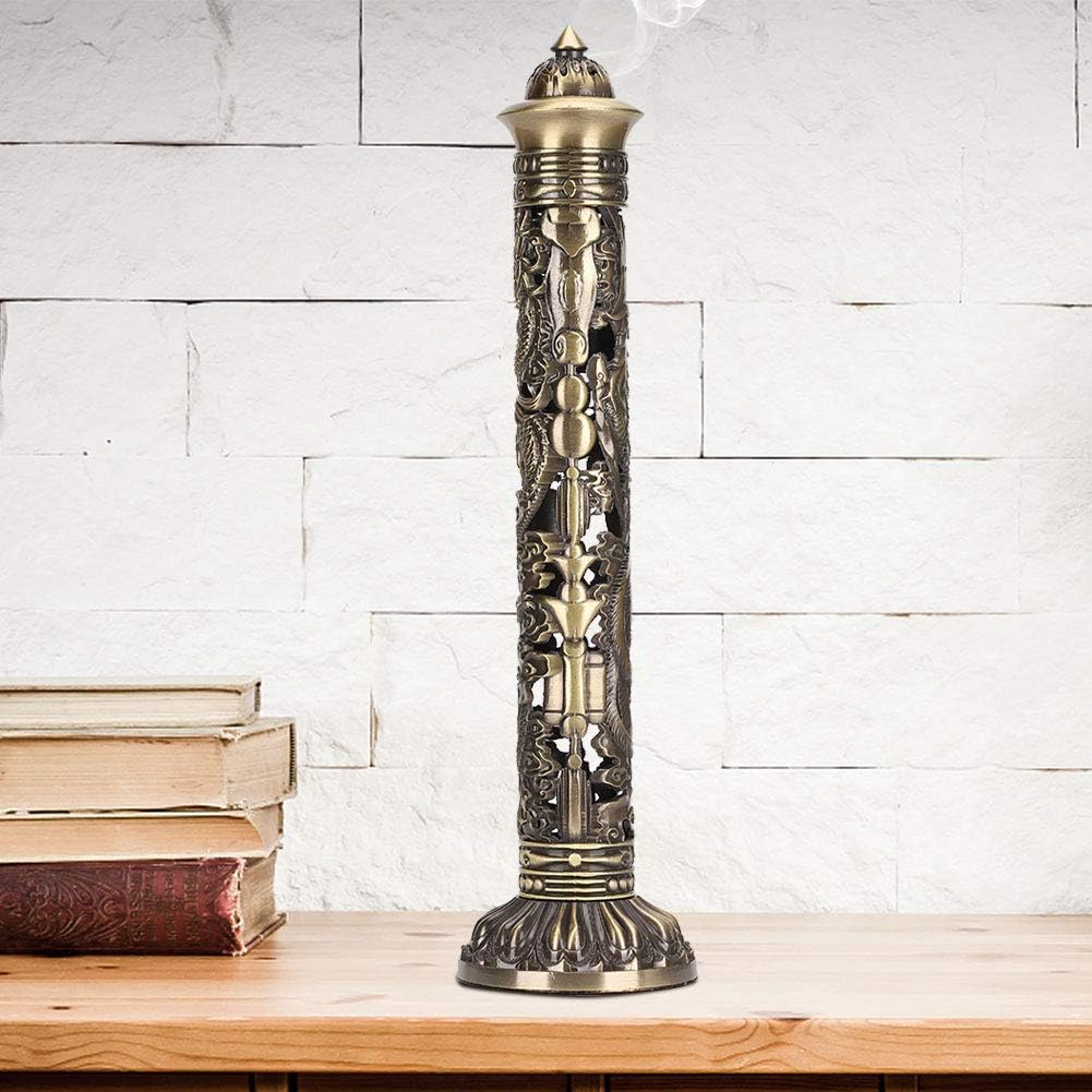 Agarbatti Halter, 8,5 x 7 cm Pagode Räuchergefäss Vertikaler Räucherstäbchen Räucherturm Brenner Hal