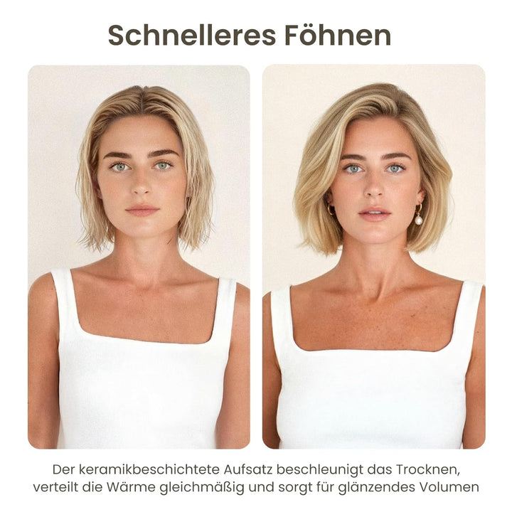 AIMIKE Rundbürste zum Föhnen,Rundbürste gross mit Wildschweinborsten für Frauen & Männer, Verbessert