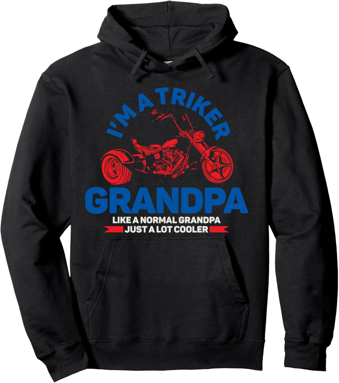 Trike Triker Trikefahrer Opa Pullover Hoodie