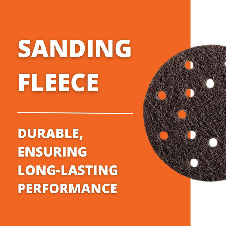 FEIN 63732004010 K 100 VE 5 Schleifvlies für Antifouling, Orange