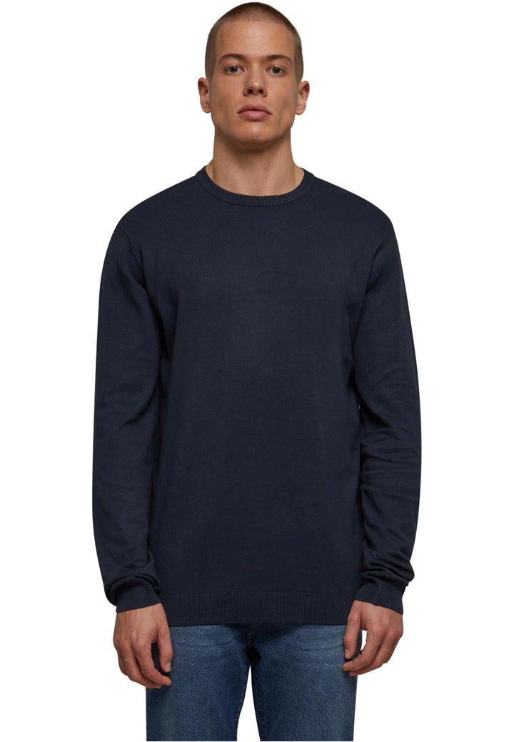 Urban Classics Herren Knitted Crewneck Sweater Sweatshirt S Navy, S Navy