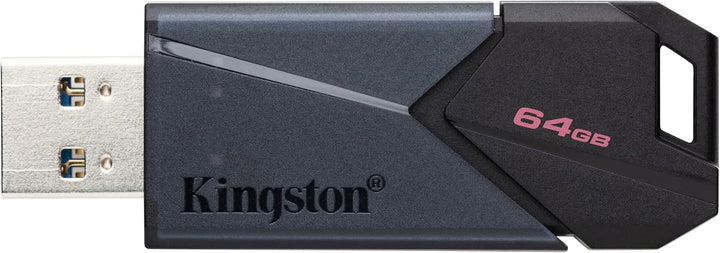Kingston DataTraveler Exodia Onyx USB-Stick 3.2 DTXON/64GB Gen 1 - mit schlanker, beweglicher Kappe,