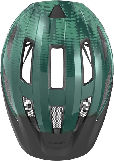 ABUS Rennradhelm Macator - sportiver Fahrradhelm für Einsteiger - auch für Zopfträger/-innen - für D