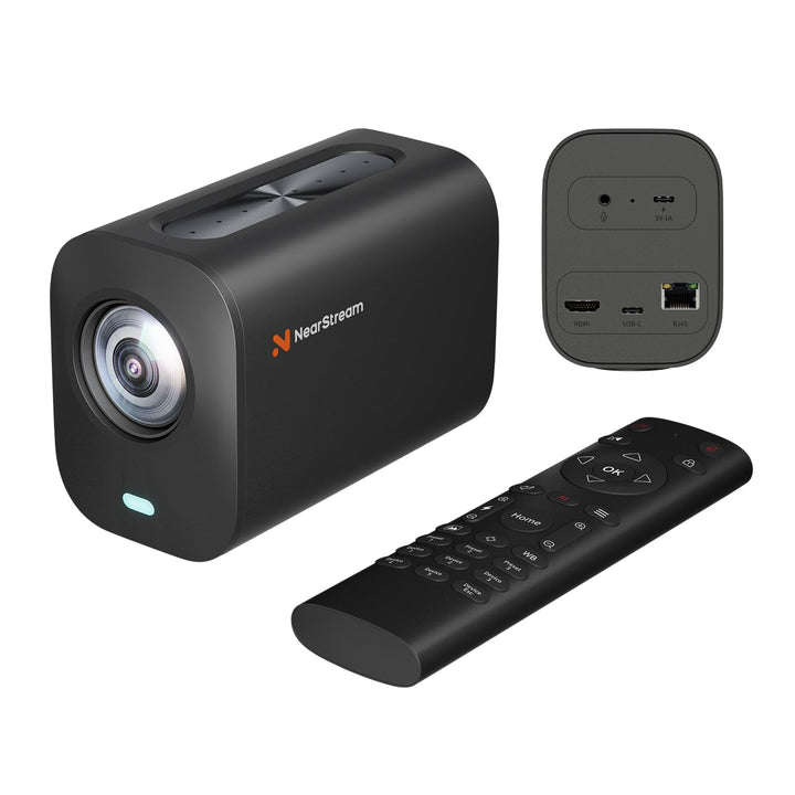 NearStream VM20 4K-Webcam für PC und Laptop, Streaming-Kamera mit einstellbarem Blickwinkel, HDMI/US